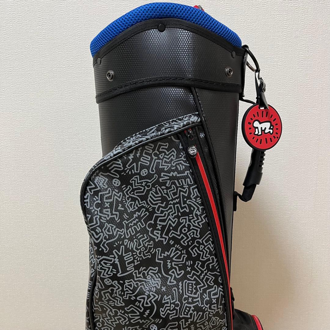 入手困難 美品 キースヘリング 軽量キャディバッグ 7.5型