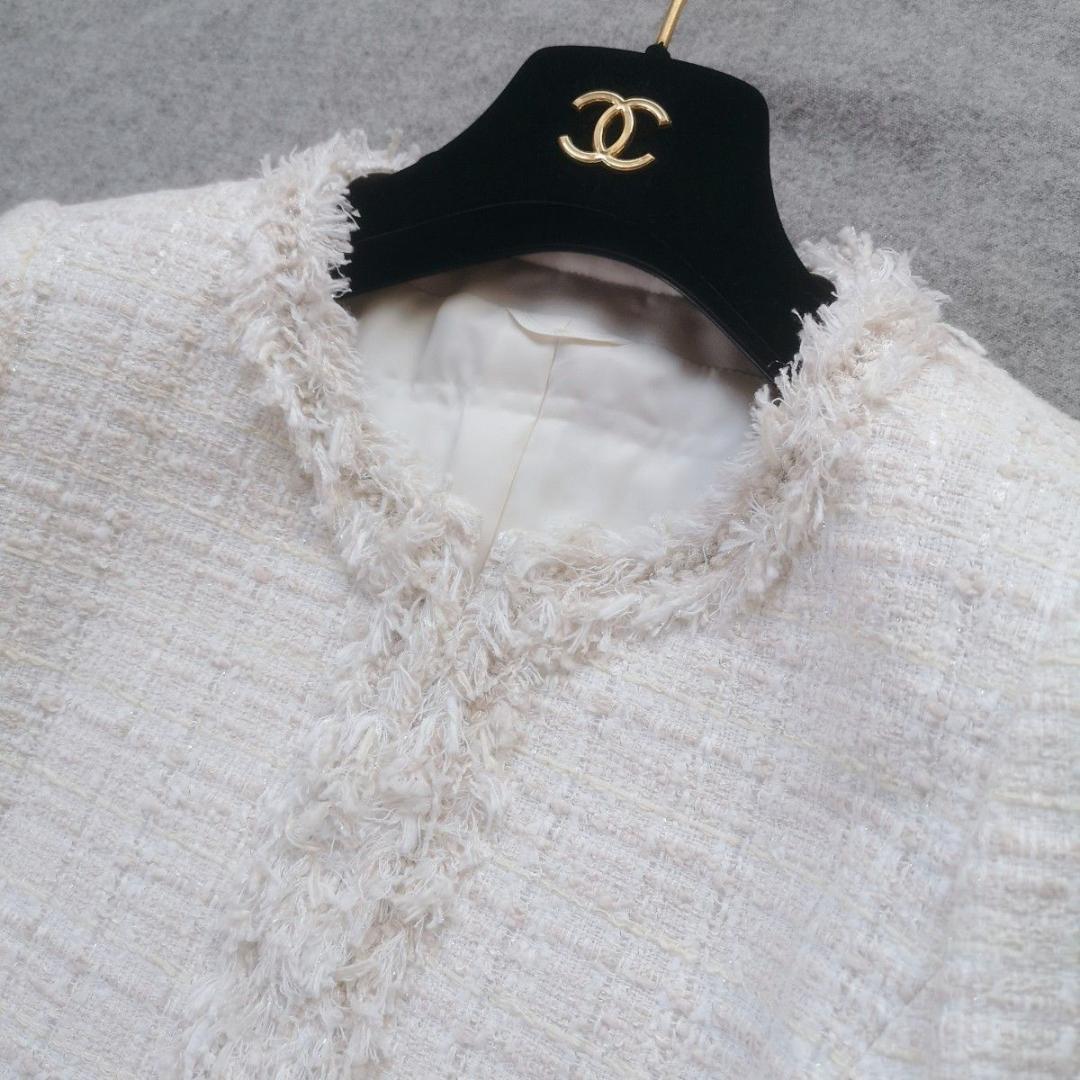 12日限定価格！アナイ リボンヤーン ツイード クルージャケット　定価4.7万