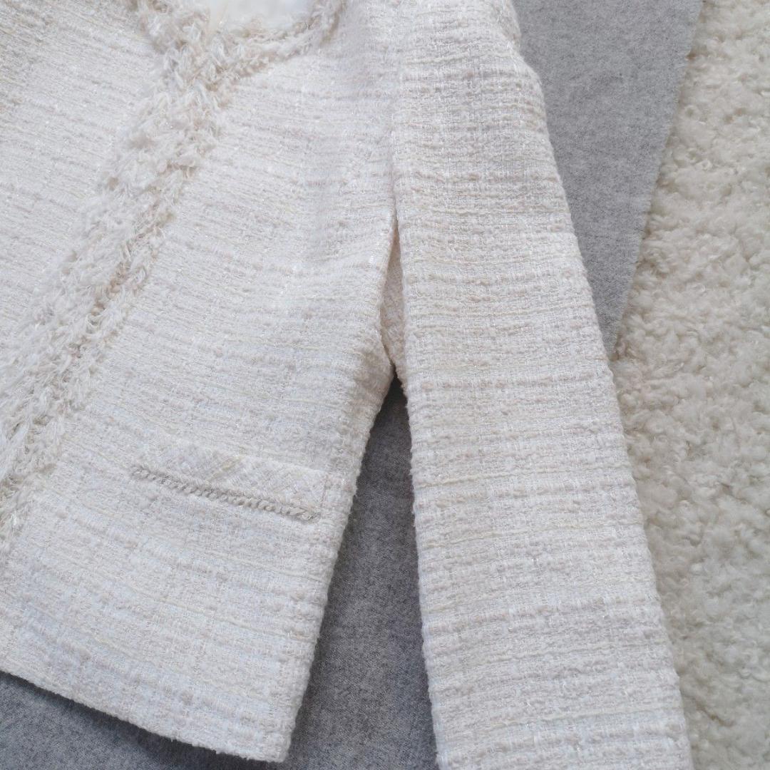 12日限定価格！アナイ リボンヤーン ツイード クルージャケット　定価4.7万