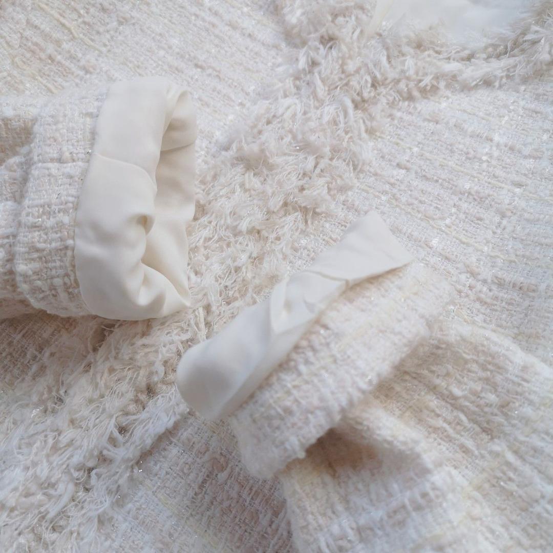 12日限定価格！アナイ リボンヤーン ツイード クルージャケット　定価4.7万