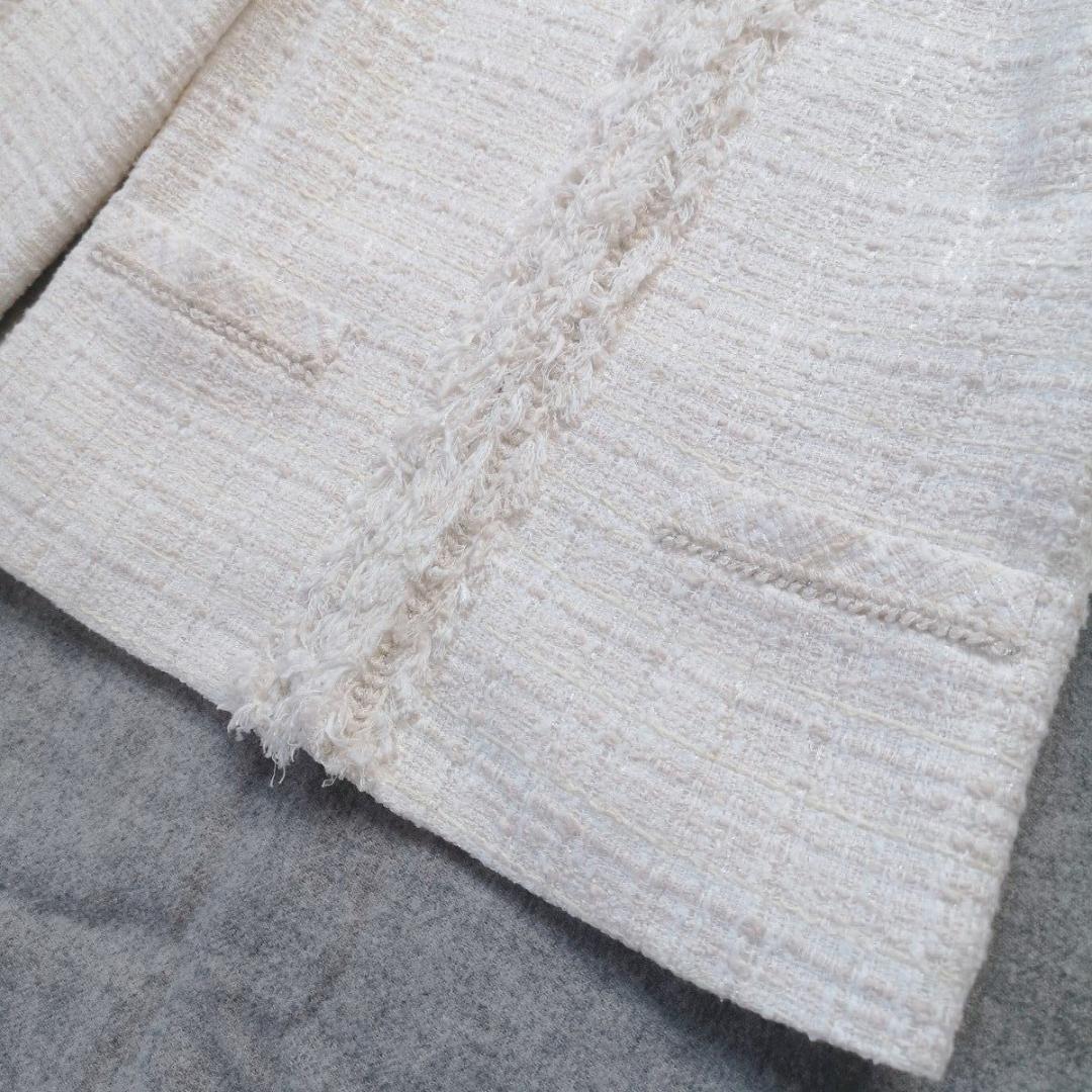 12日限定価格！アナイ リボンヤーン ツイード クルージャケット　定価4.7万