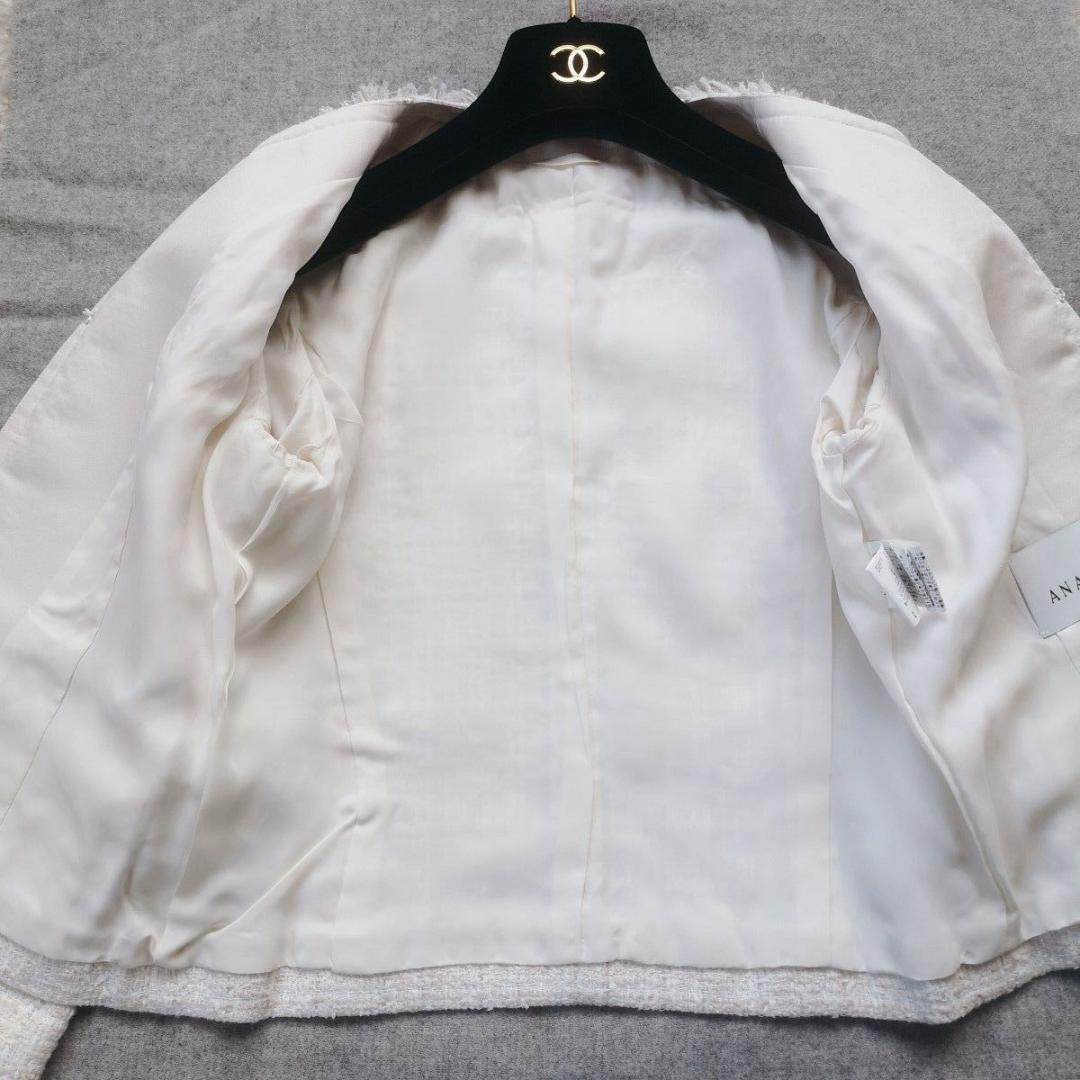 12日限定価格！アナイ リボンヤーン ツイード クルージャケット　定価4.7万