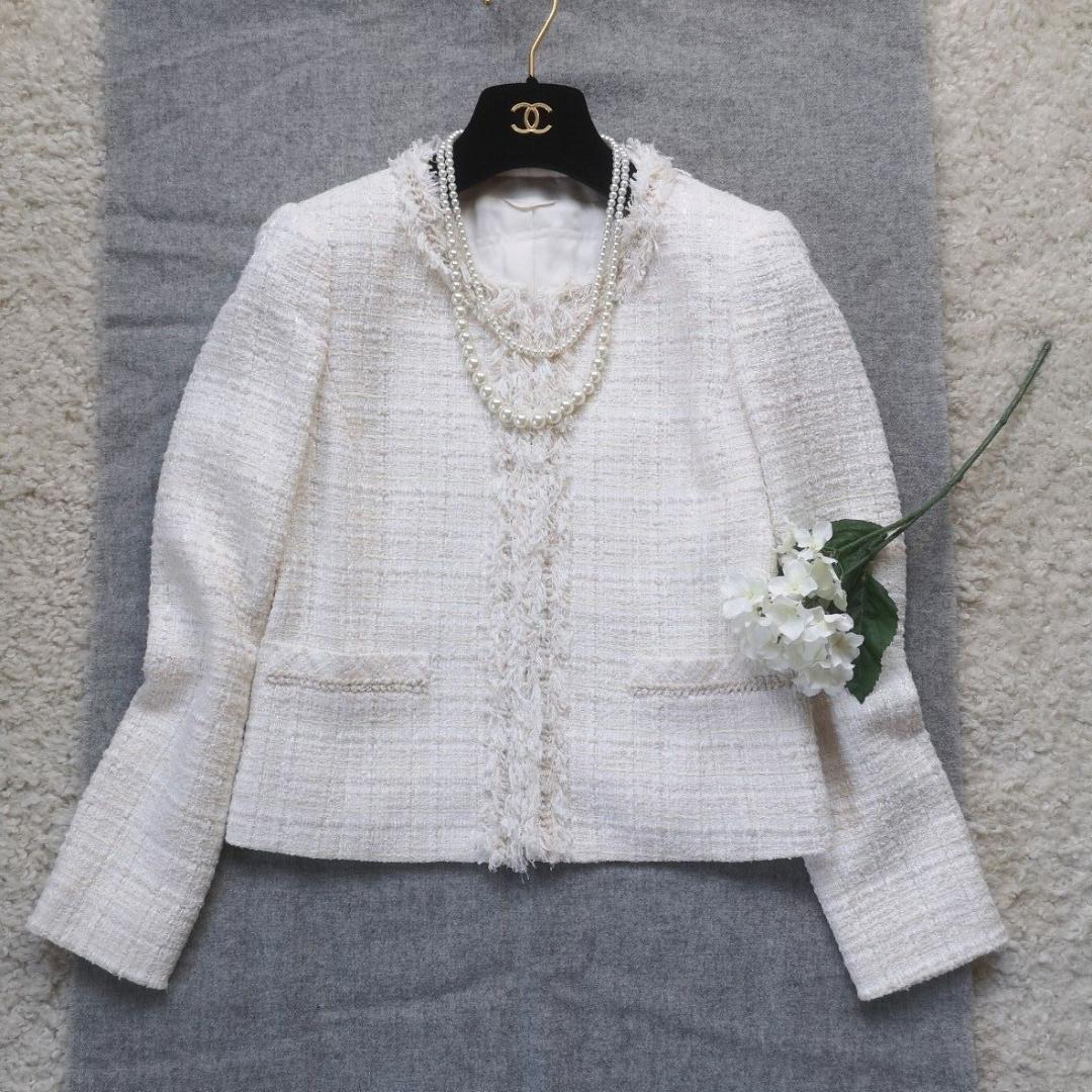 12日限定価格！アナイ リボンヤーン ツイード クルージャケット　定価4.7万