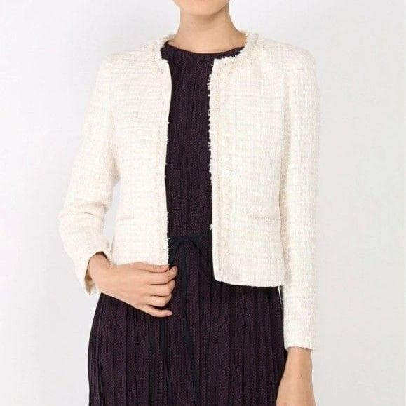 12日限定価格！アナイ リボンヤーン ツイード クルージャケット　定価4.7万