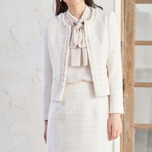 12日限定価格！アナイ リボンヤーン ツイード クルージャケット　定価4.7万