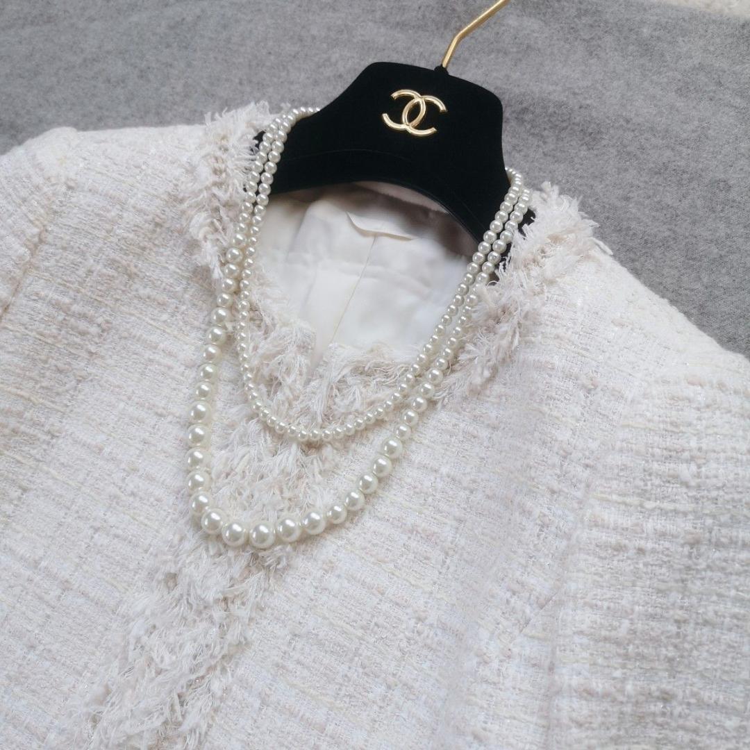 12日限定価格！アナイ リボンヤーン ツイード クルージャケット　定価4.7万