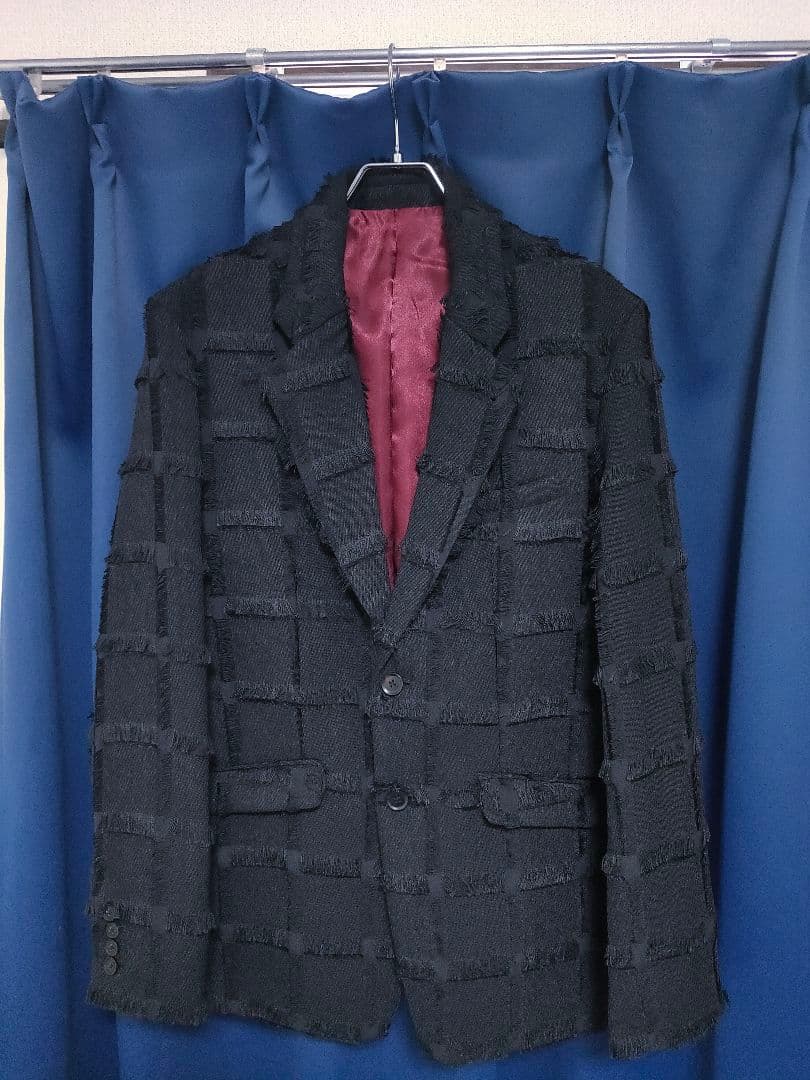 NOID. フリンジチェックジャケット