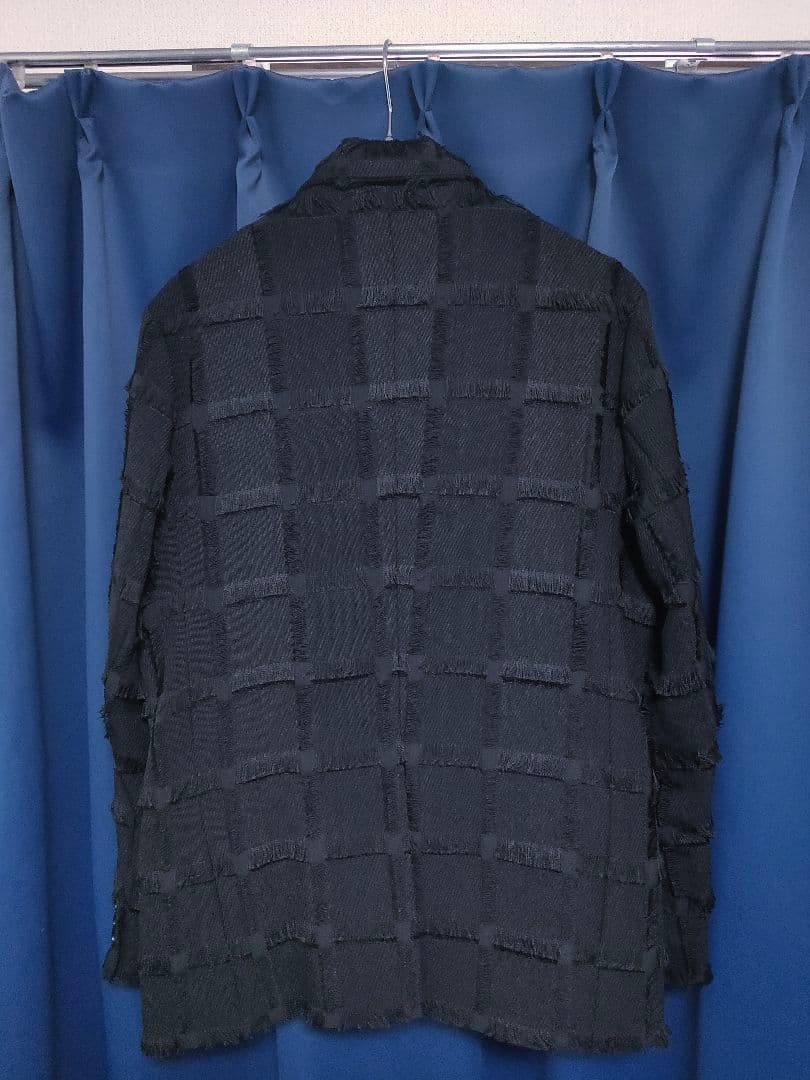 NOID. フリンジチェックジャケット