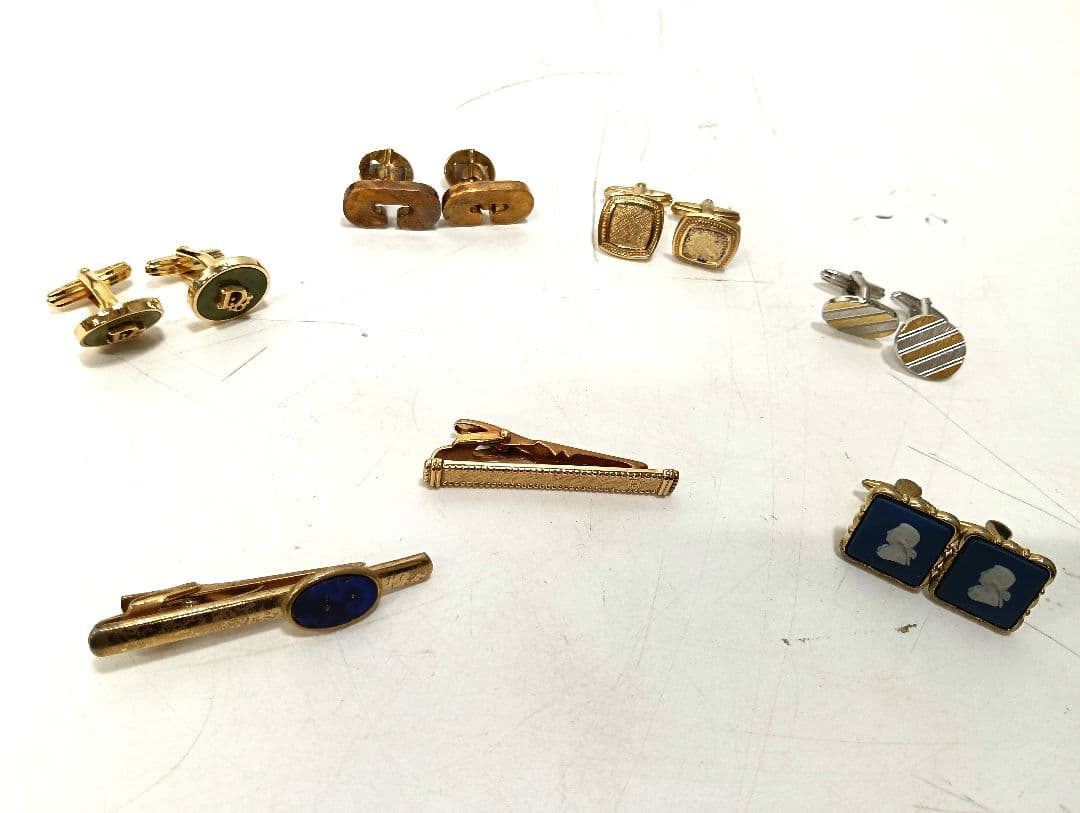 12-9-2 カフス ネクタイピン セット Dior BALLY LANVIN