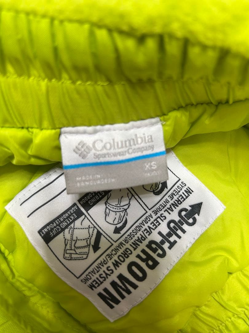 Columbia 子ども用スキーウェアセットxs