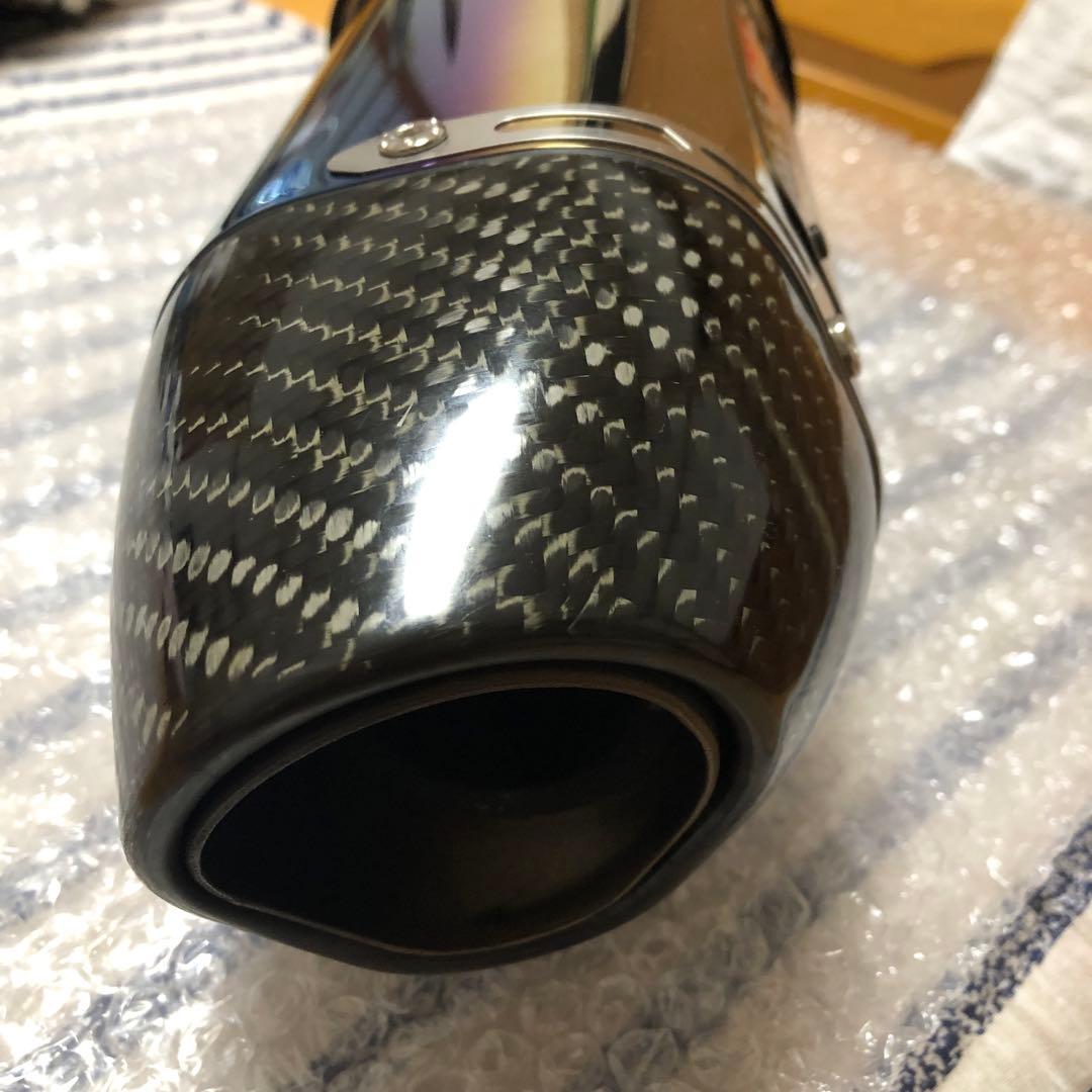 Ｖストローム２５０用ヨシムラ Ｒ77 Ｓチタンブルーカーボンエンドマフラー