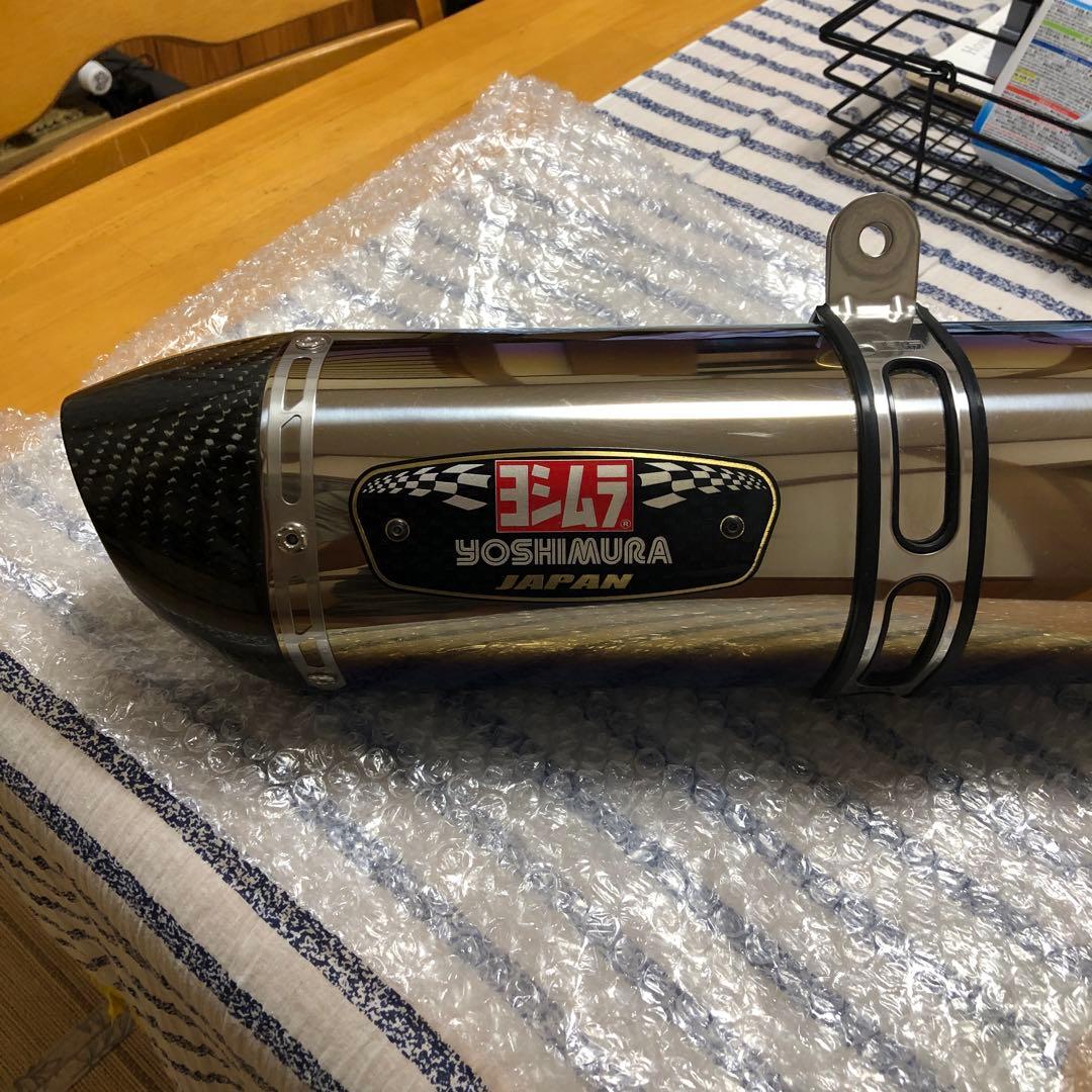 Ｖストローム２５０用ヨシムラ Ｒ77 Ｓチタンブルーカーボンエンドマフラー
