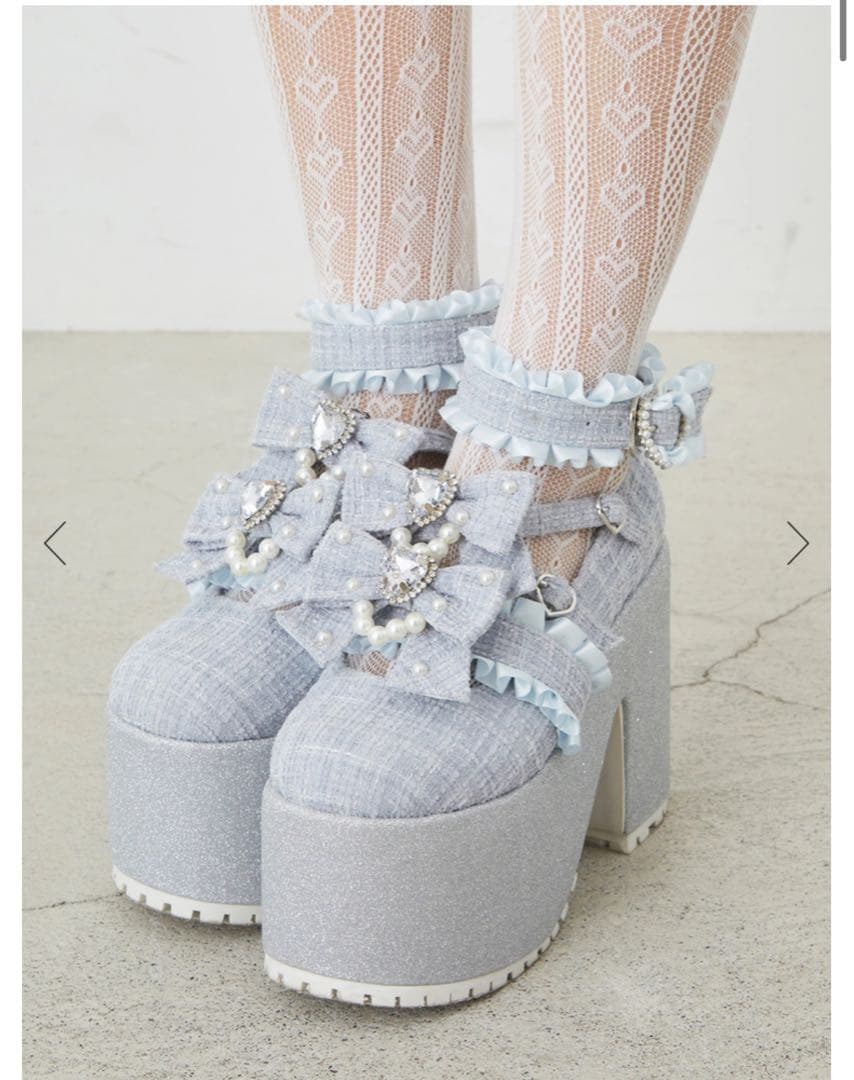 ❗️値下げ❗️Ank Rouge ツイード厚底シューズ