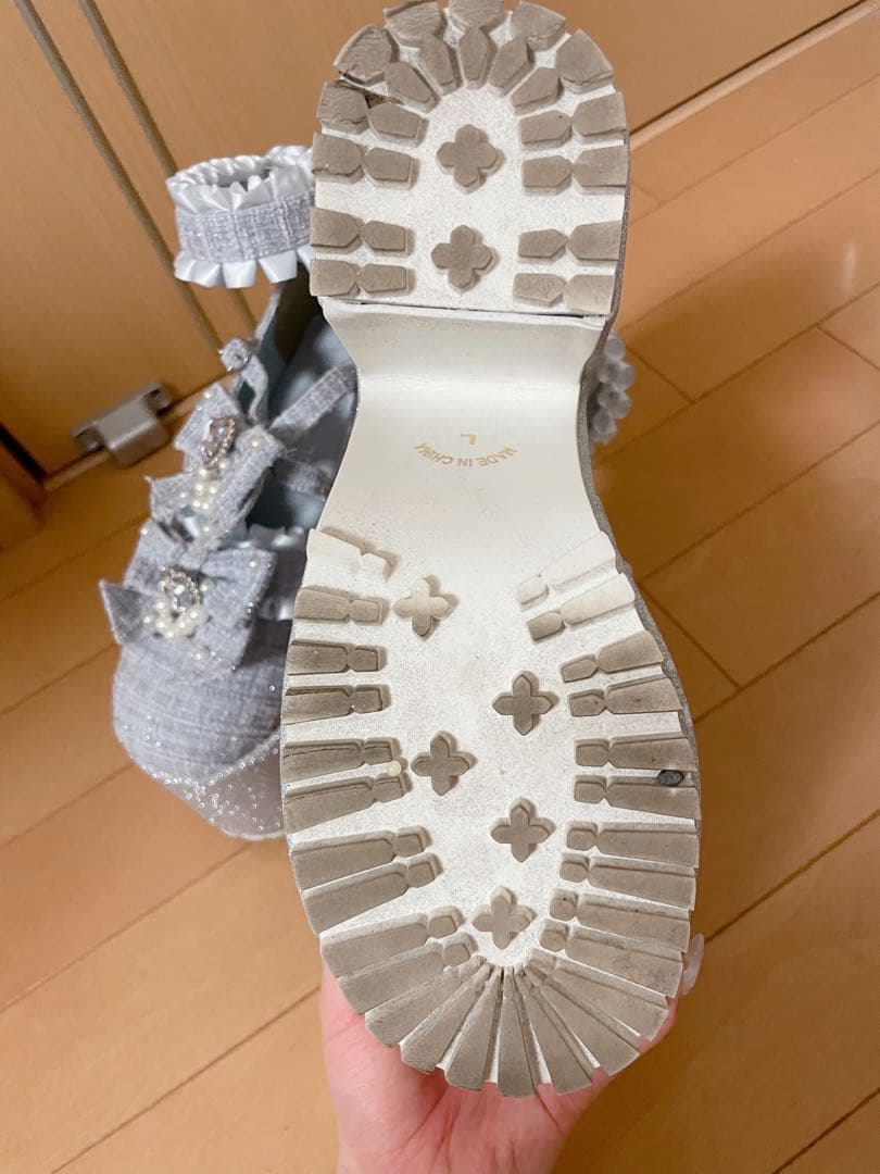 ❗️値下げ❗️Ank Rouge ツイード厚底シューズ