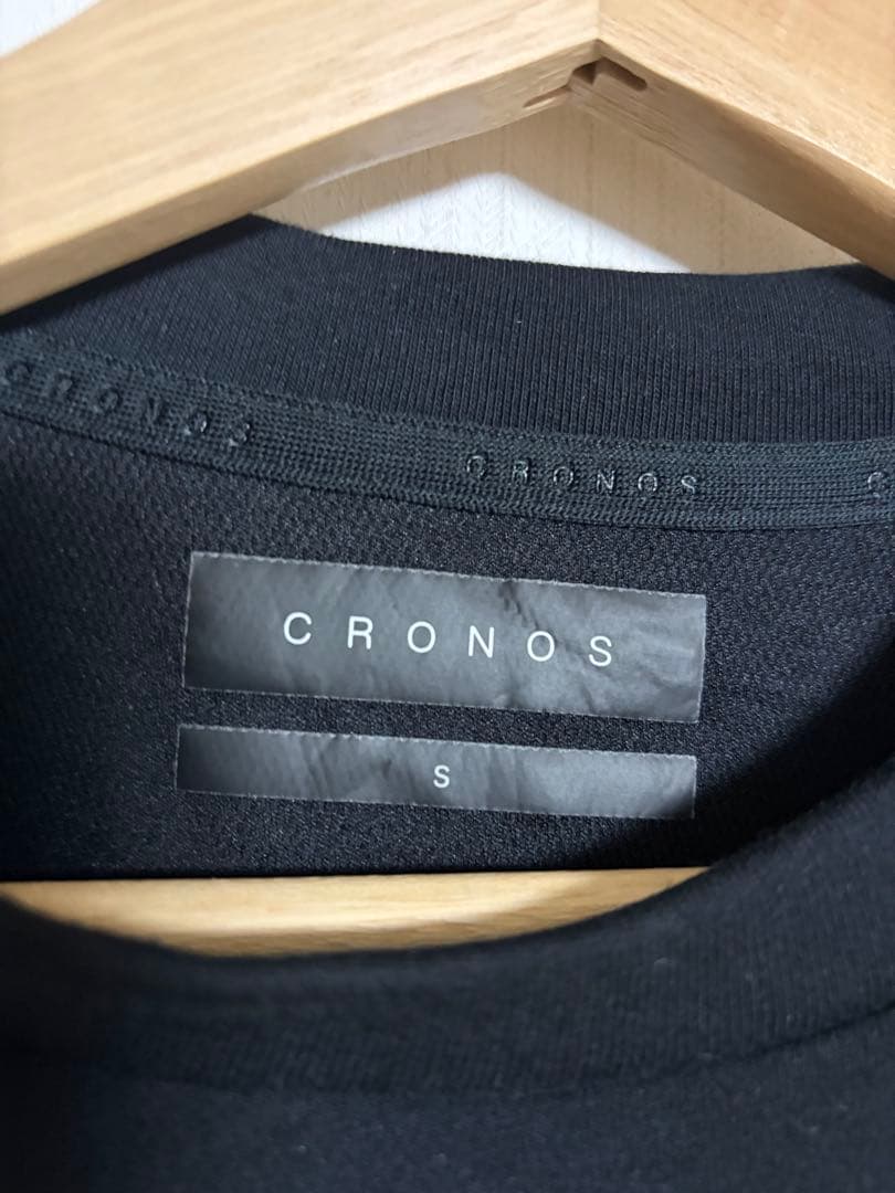 新作　CRONOS ブラック Tシャツ Sサイズ
