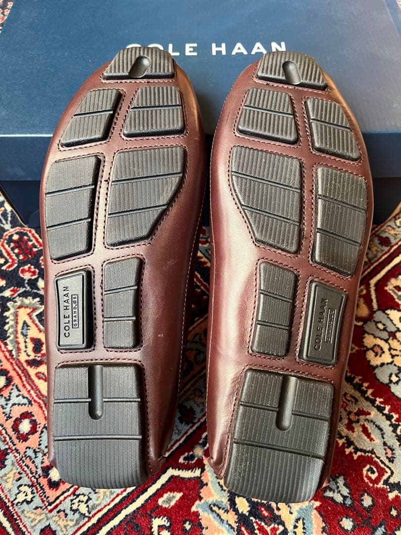 新品未使用/非売品COLE HAAN/ドライビング、ローファーUS8.5/ダーク