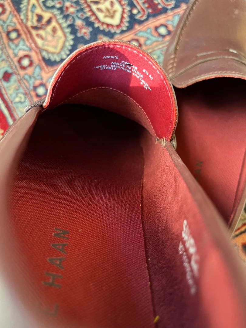 新品未使用/非売品COLE HAAN/ドライビング、ローファーUS8.5/ダーク