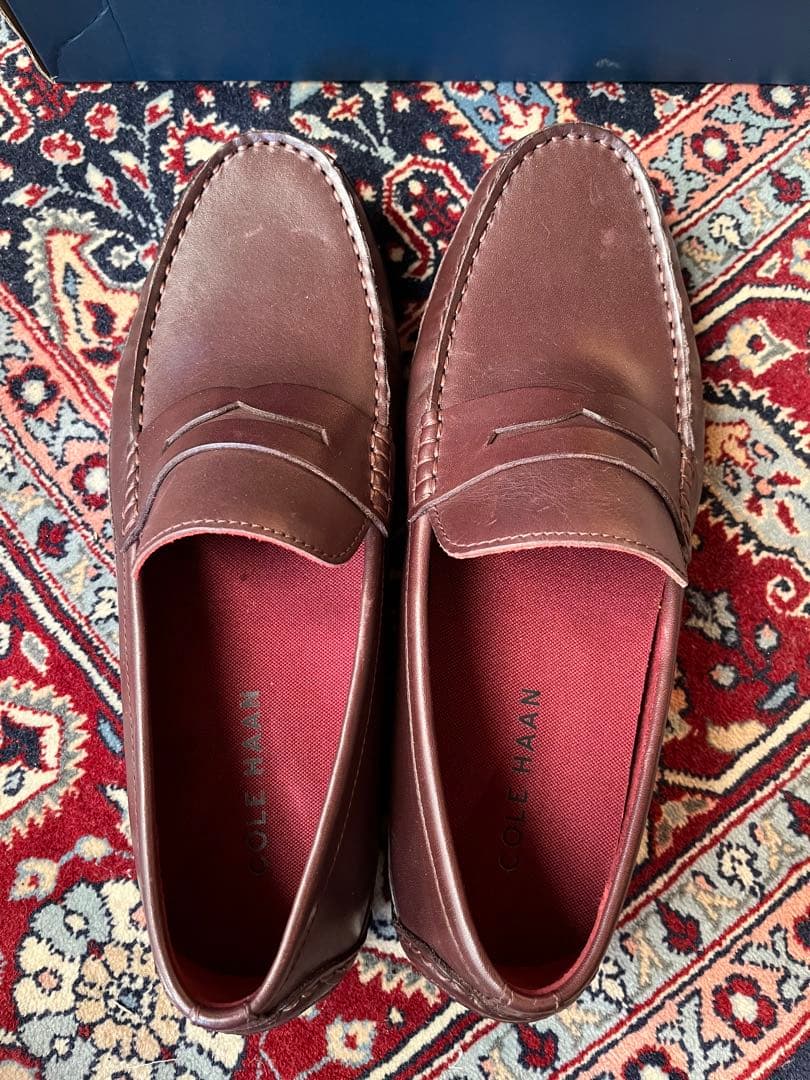 新品未使用/非売品COLE HAAN/ドライビング、ローファーUS8.5/ダーク