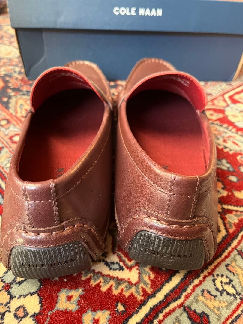 新品未使用/非売品COLE HAAN/ドライビング、ローファーUS8.5/ダーク