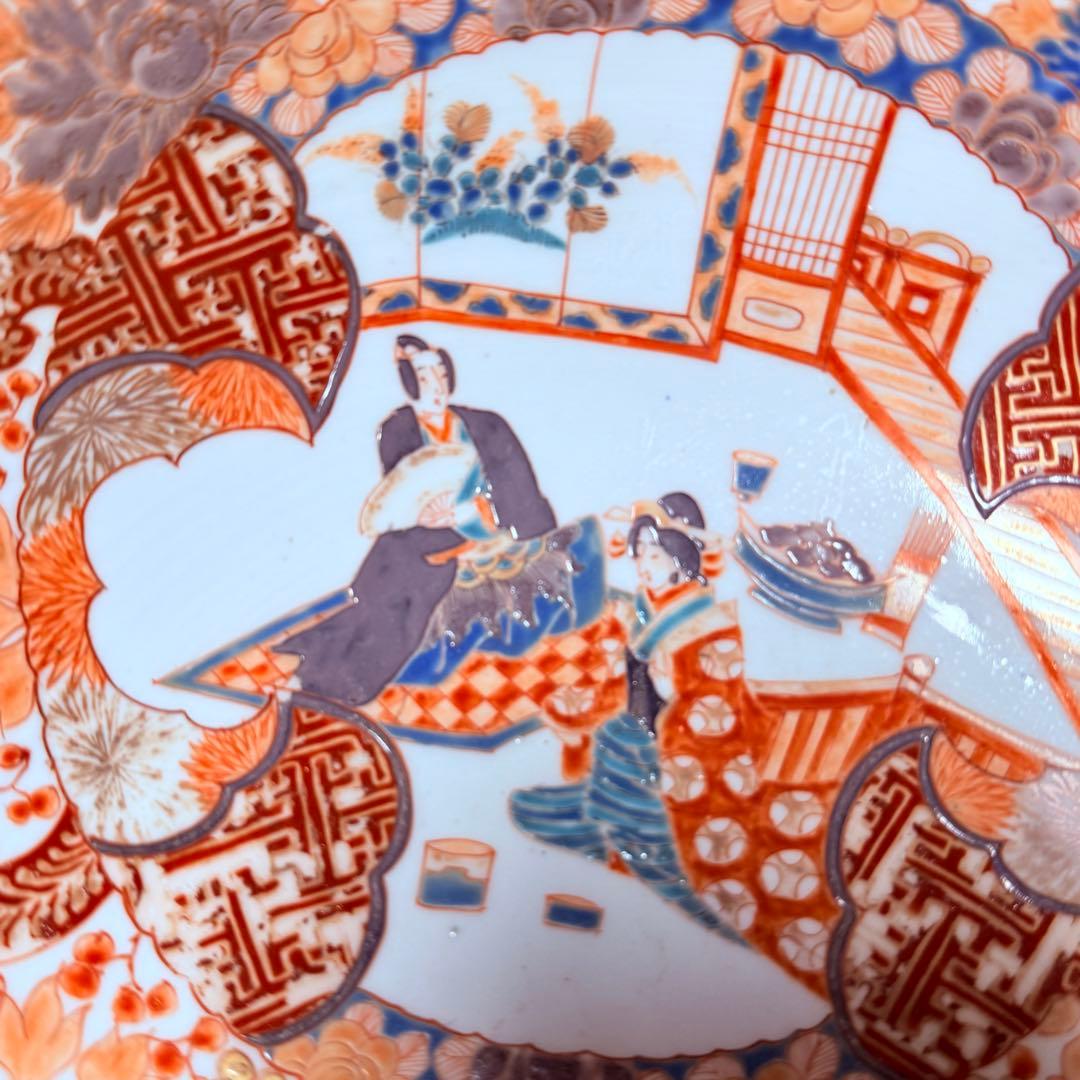 1856～1900年　明治時代　肥碟山信甫製　田代紋左衛門　名品　絢爛豪華　大鉢