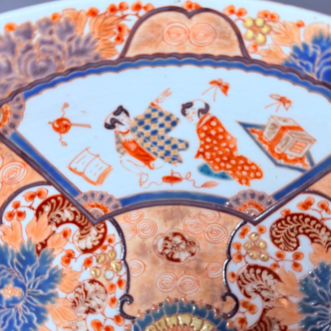 1856～1900年　明治時代　肥碟山信甫製　田代紋左衛門　名品　絢爛豪華　大鉢