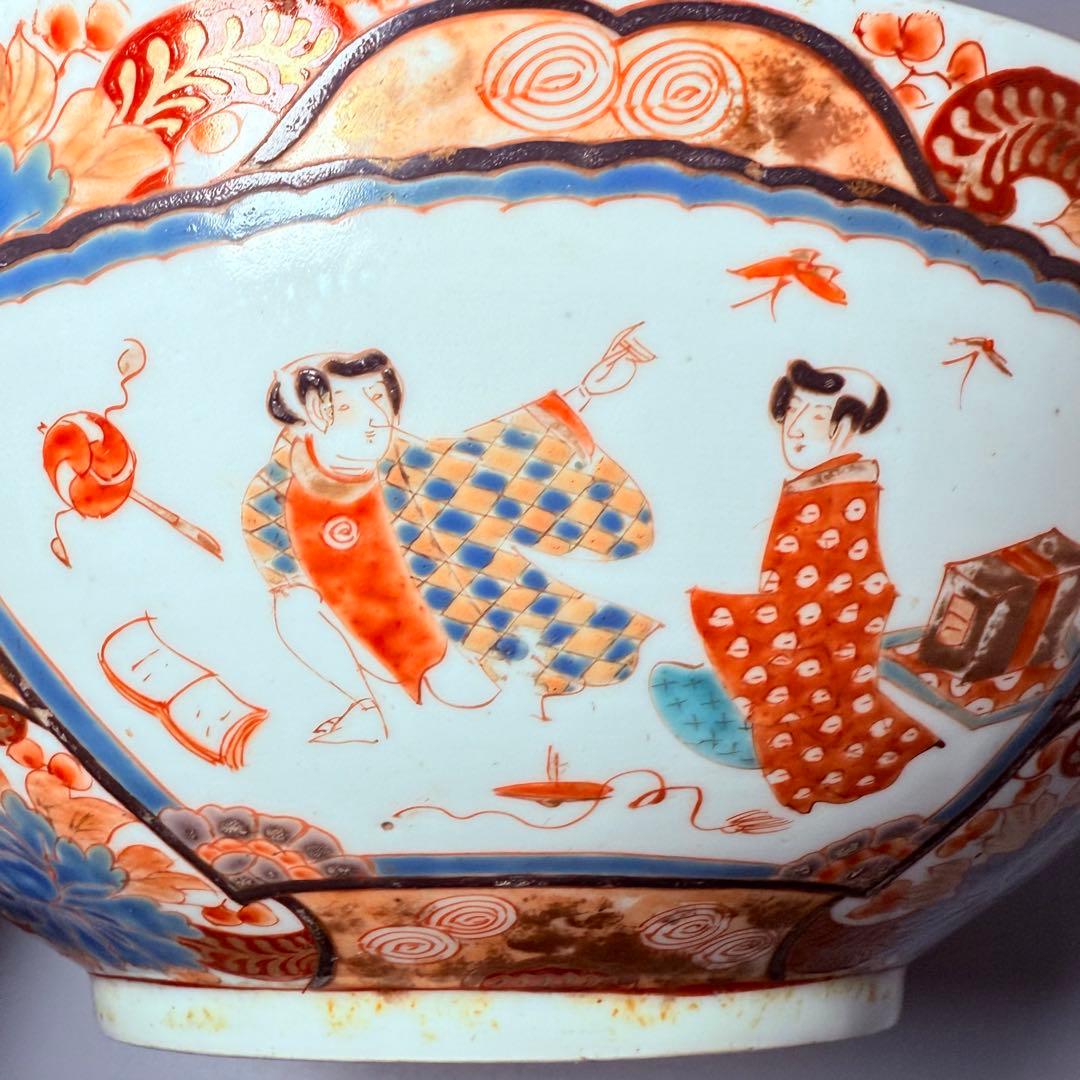 1856～1900年　明治時代　肥碟山信甫製　田代紋左衛門　名品　絢爛豪華　大鉢