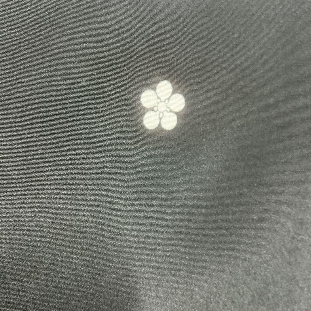 km品　長襦袢　半衿付き　黒留袖５点セット