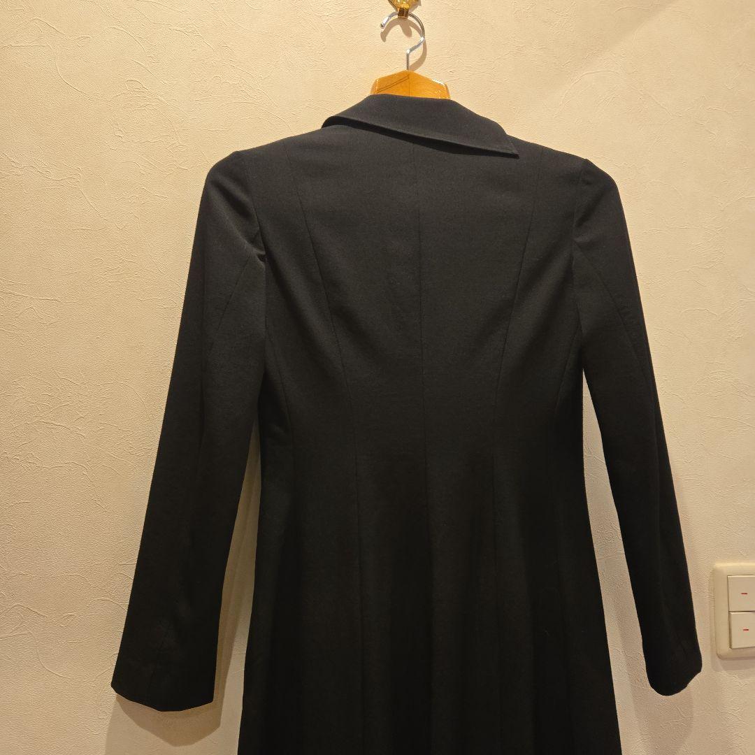 d*2様 ヨウジヤマモトNOIRSize1 ブラック ロングコート スカルボタン
