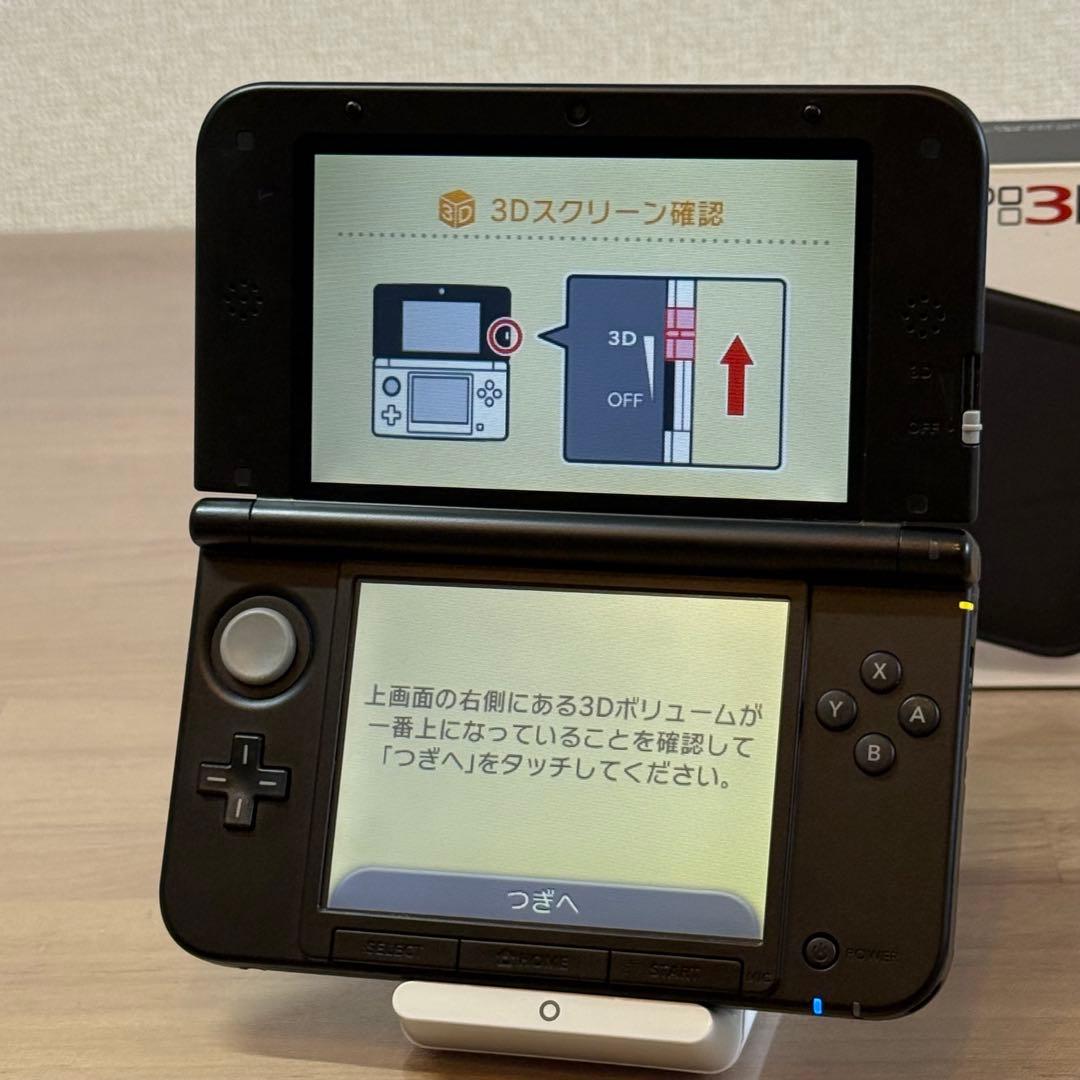 6-213 ニンテンドー3DS LL ブラック 箱付き