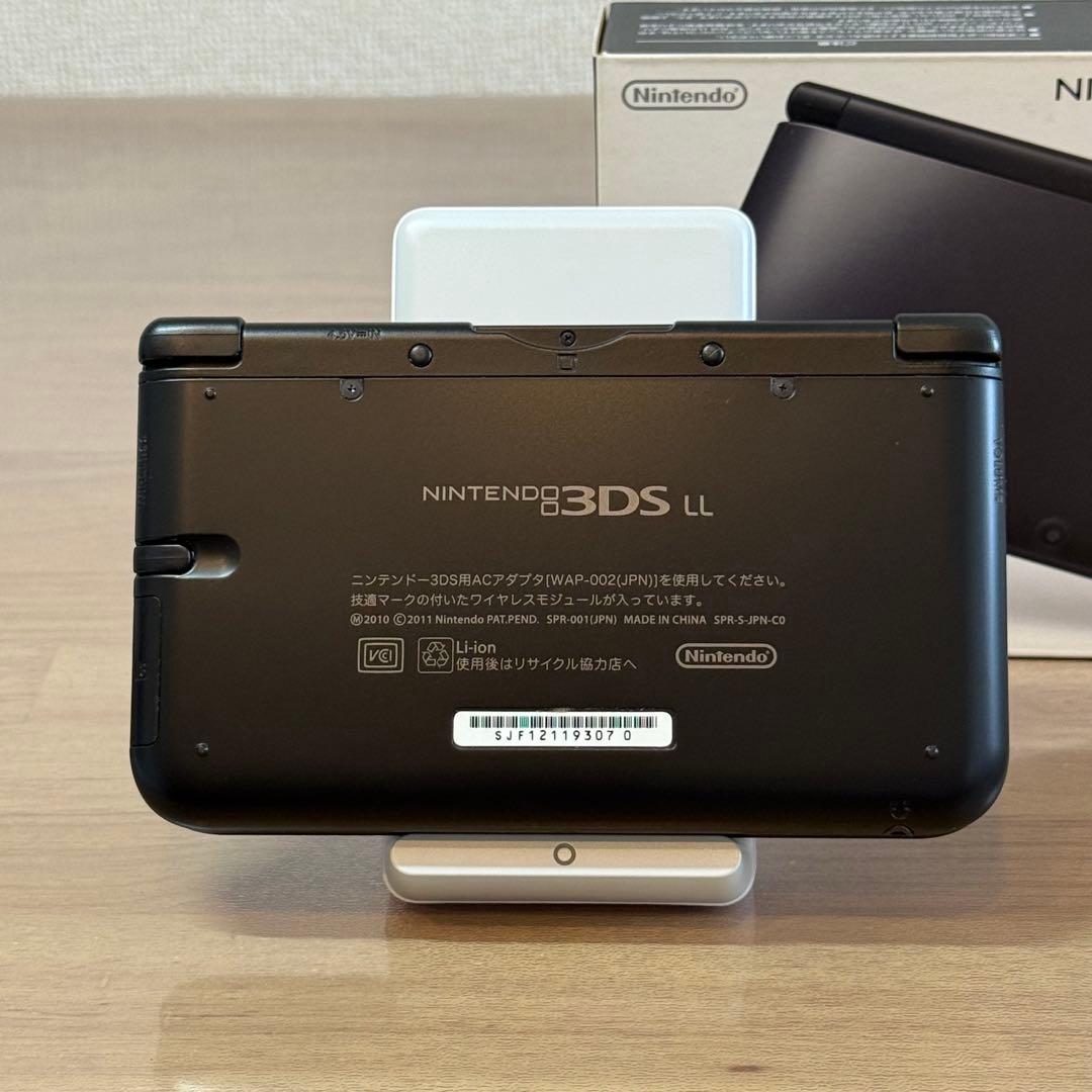 6-213 ニンテンドー3DS LL ブラック 箱付き