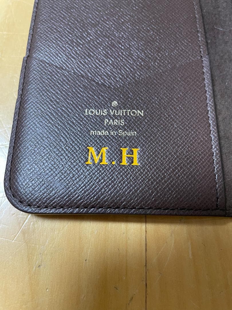LOUIS VUITTON iPhoneXRスマホケース【イニシャル入】