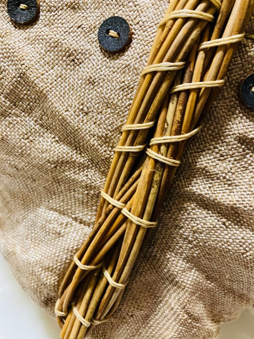 希少デザイン　エバゴス　ebagos カゴバッグ　マルシェ