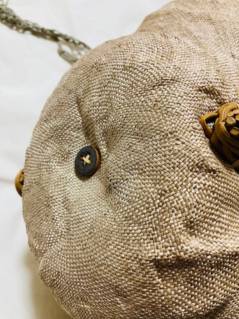 希少デザイン　エバゴス　ebagos カゴバッグ　マルシェ