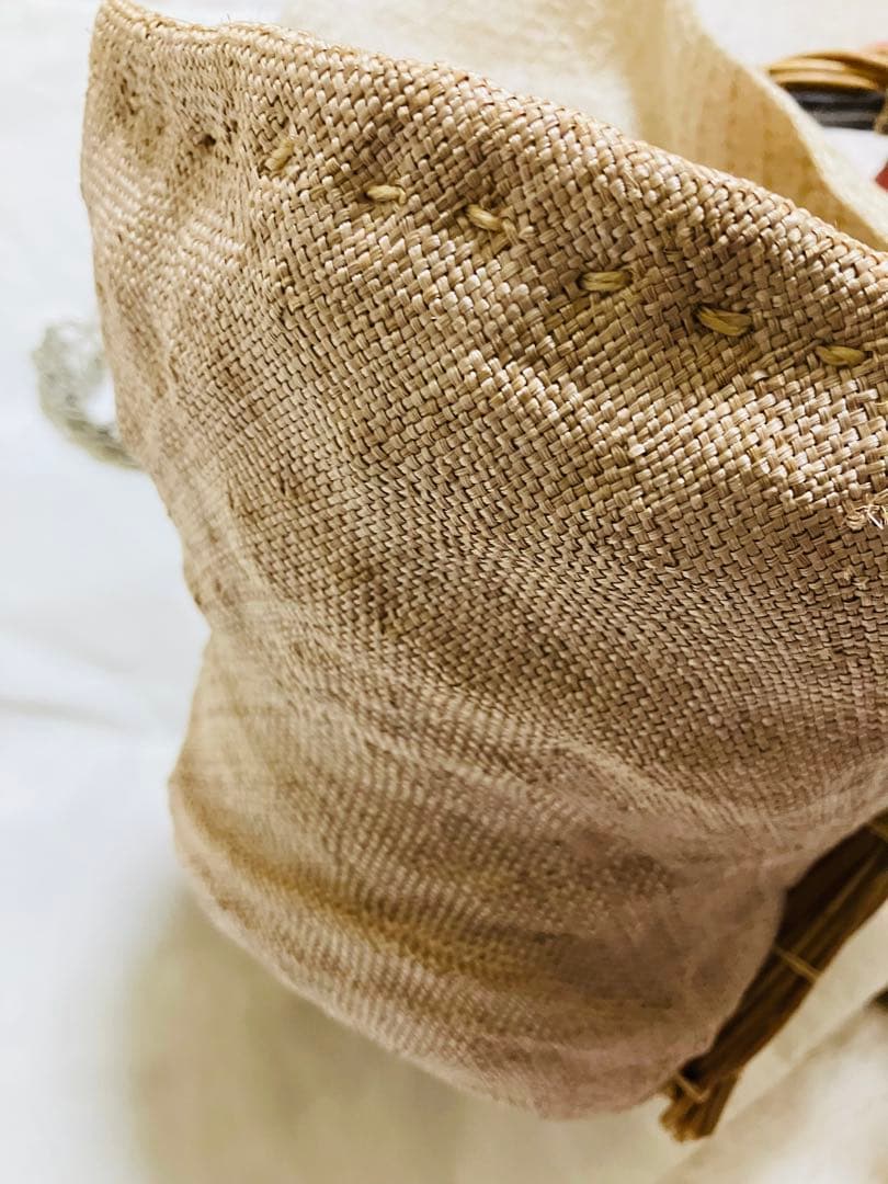 希少デザイン　エバゴス　ebagos カゴバッグ　マルシェ