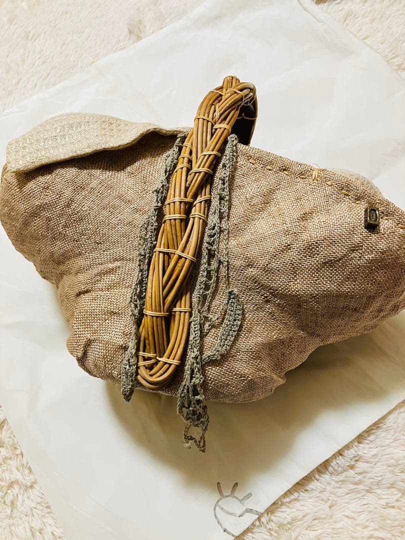 希少デザイン　エバゴス　ebagos カゴバッグ　マルシェ