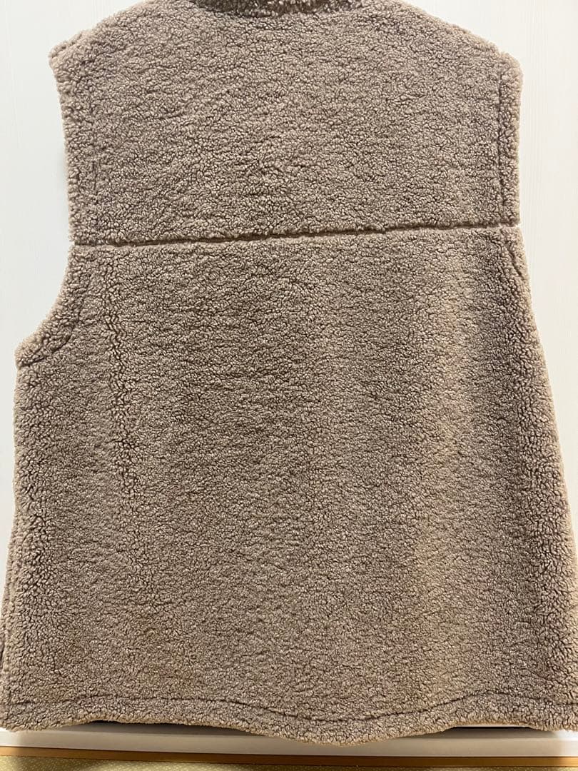 プラージュ　ボアベスト　ブラウン　美品