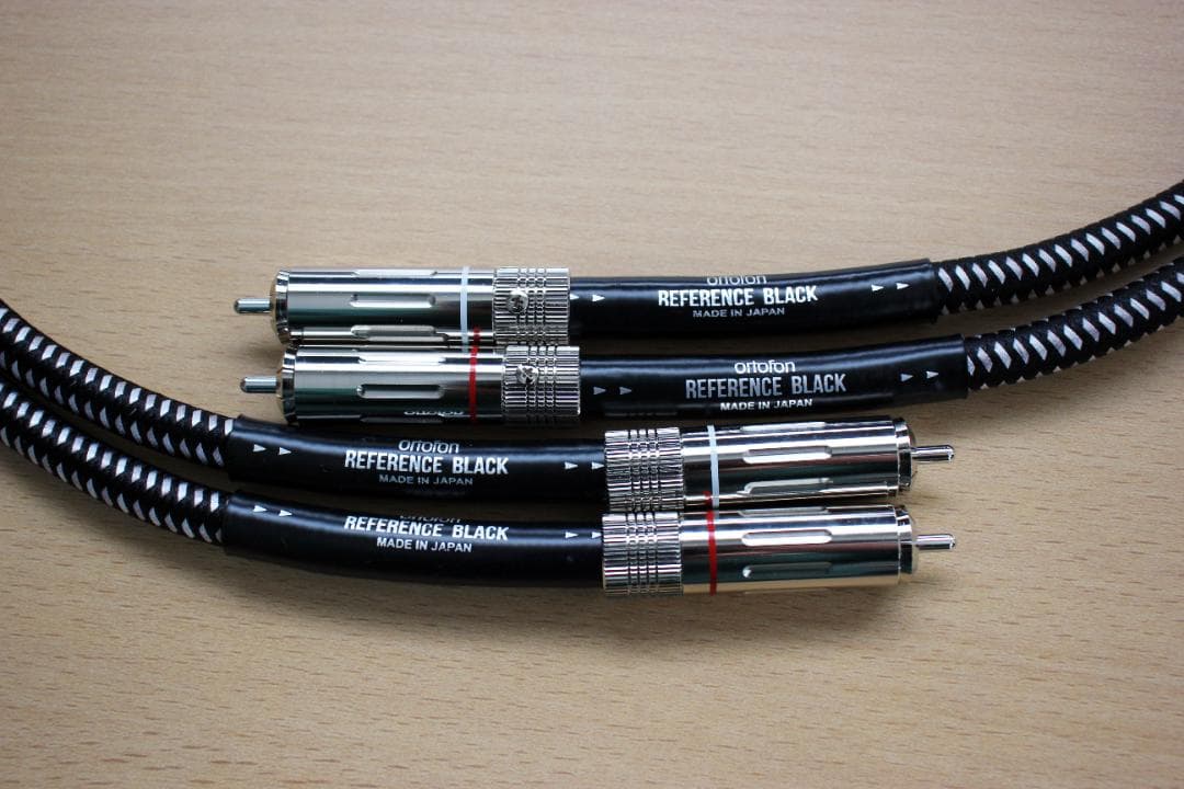 オルトフォン REFERENCE BLACK RCA1.0オーディオケーブル