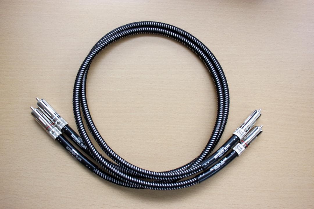 オルトフォン REFERENCE BLACK RCA1.0オーディオケーブル