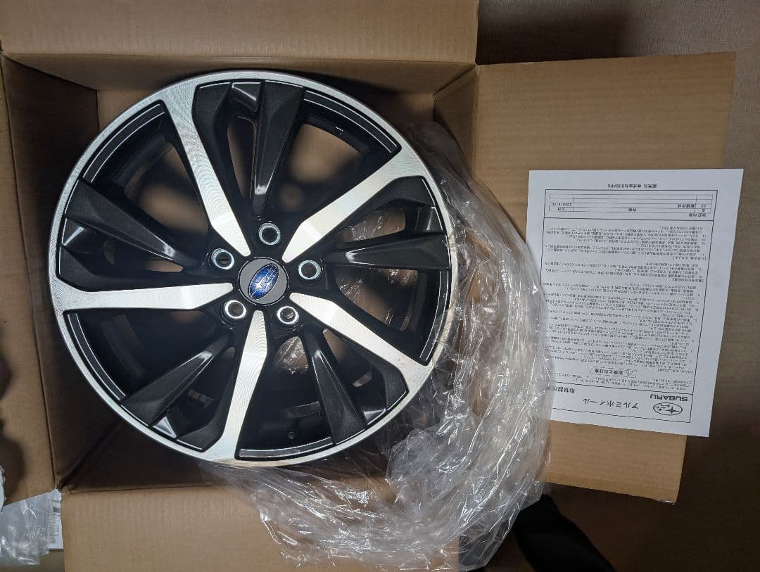 スバル レヴォーグ vn5 純正ホイール 新車外し