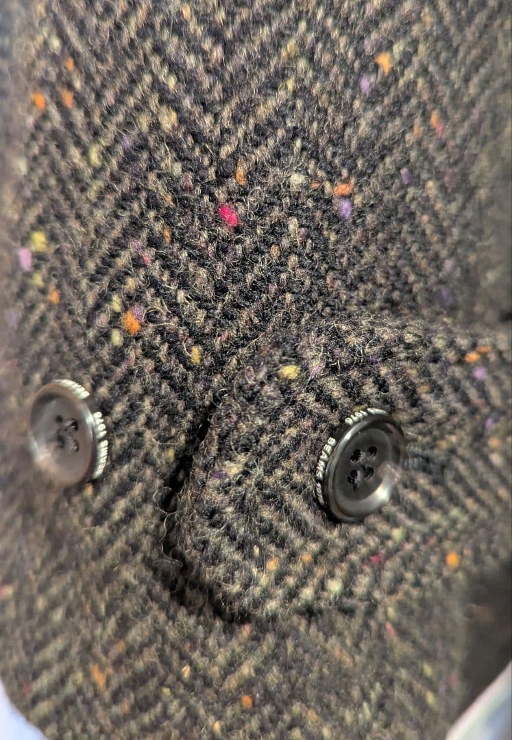 美品　MOLLOY&SONS✕BEAMS 　ツイードコート