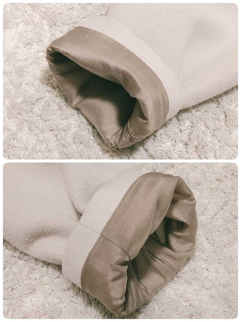 美品 スローブイエナ スイビダブルクロス ノーカラー コート ベージュ 38