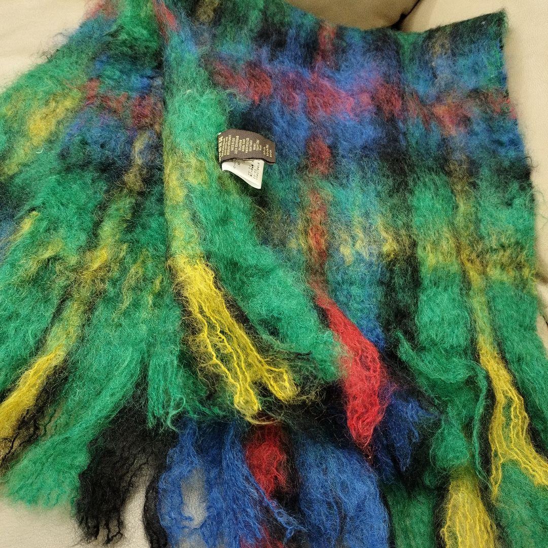 MANTAS EZCARAY スペイン製ピン付きストール　美品