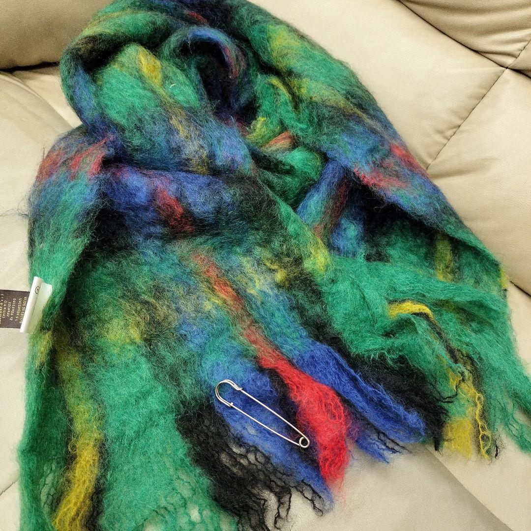 MANTAS EZCARAY スペイン製ピン付きストール　美品