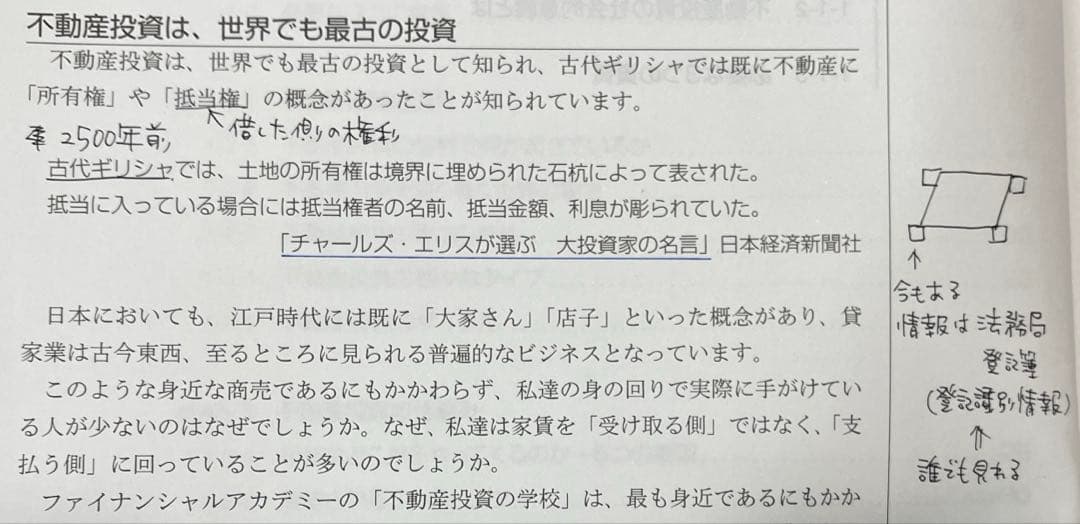 「不動産投資スクール」テキスト＆DVD（Financial Academy）