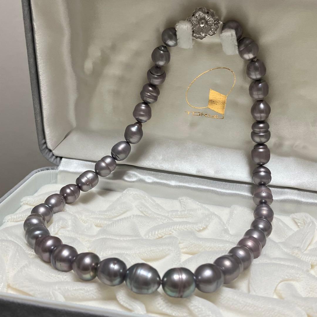 南洋パール✨バロック　パールネックレス　silver 大珠