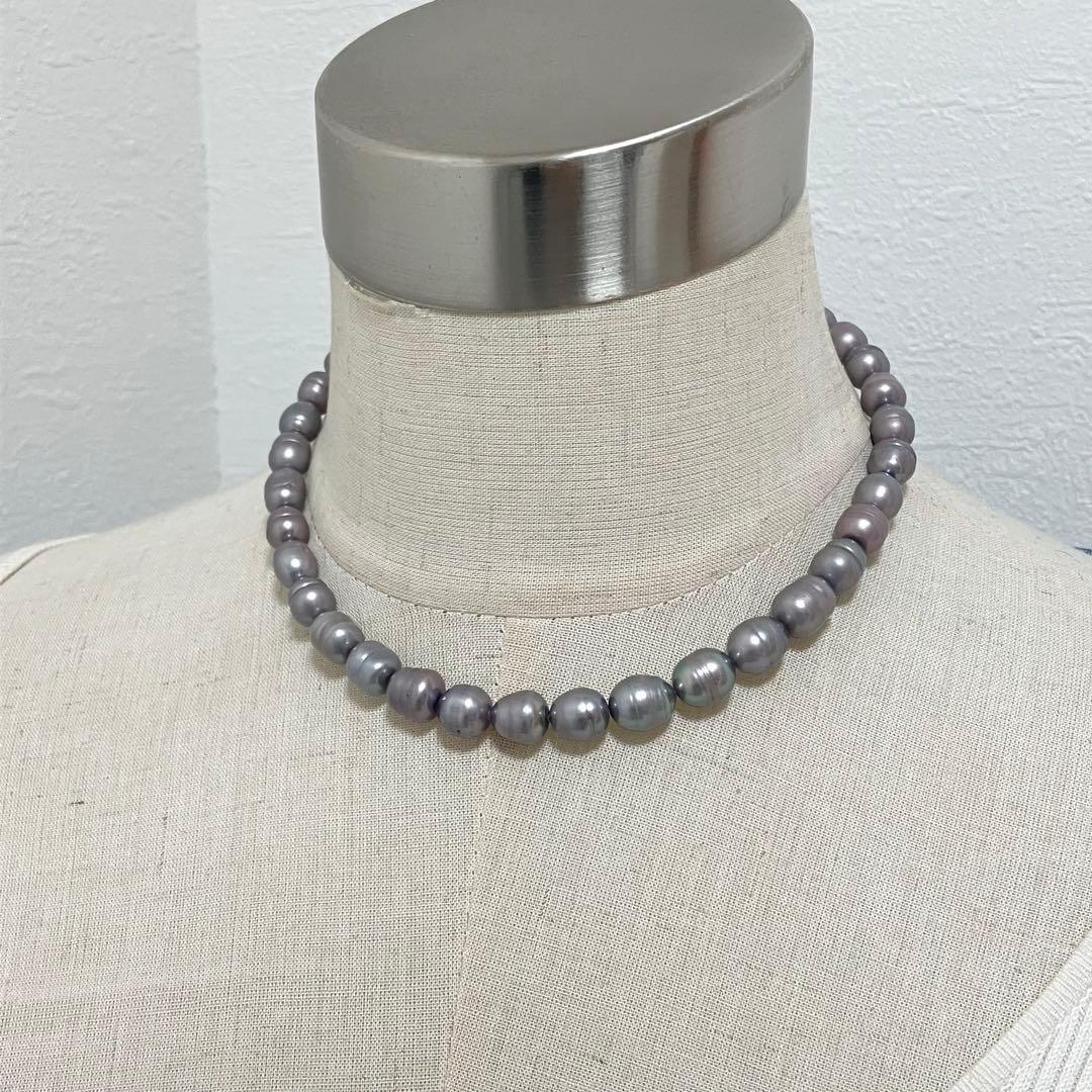 南洋パール✨バロック　パールネックレス　silver 大珠