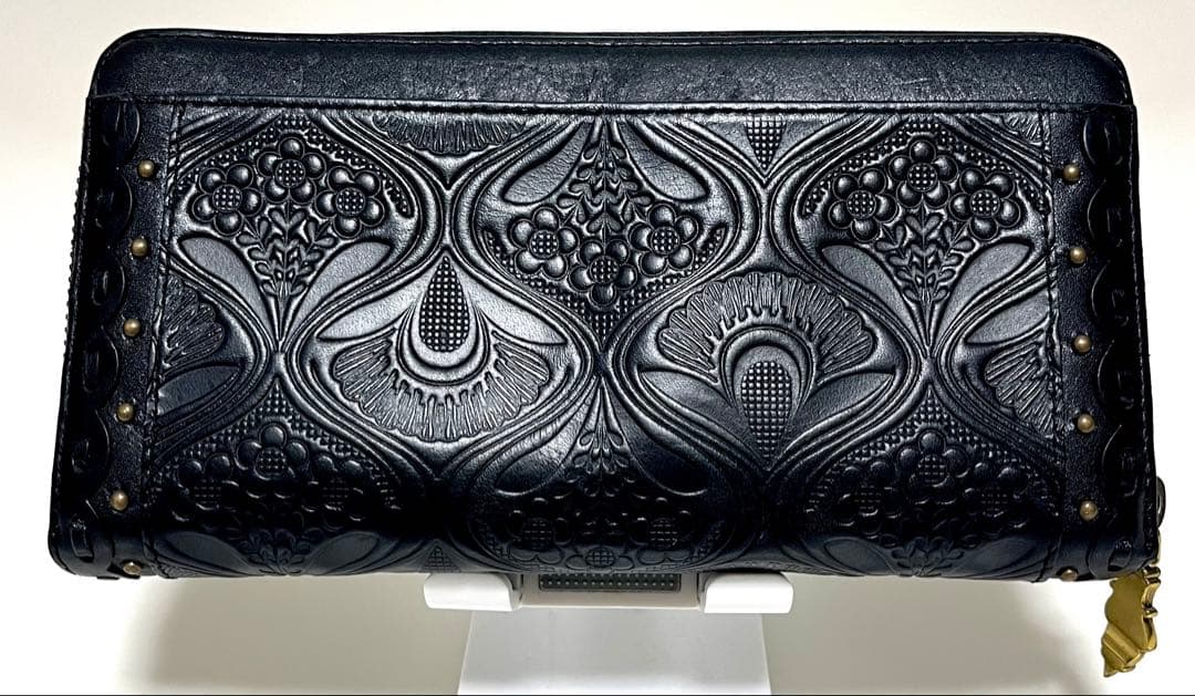 タカアキ様ANNA SUI 財布 シエスタ 黒 ラウンド アナスイ バラ