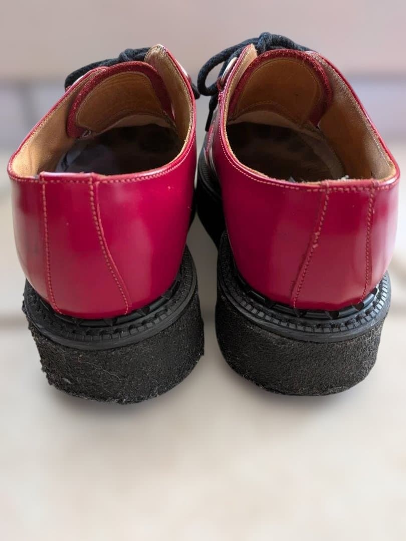 ジョージコックス　ラバーソール　UK5 レッド