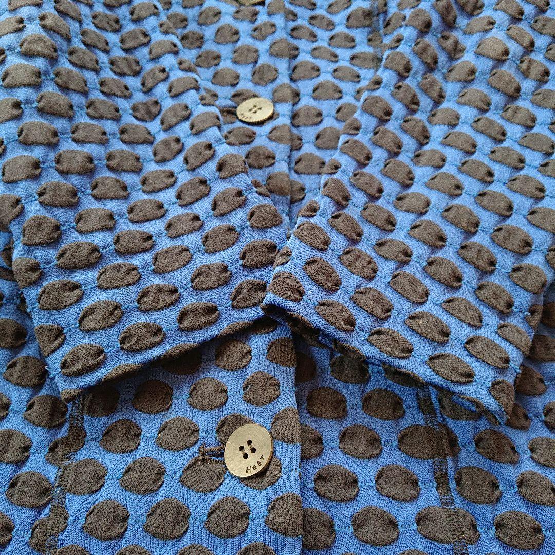 【HaaT ISSEY MIYAKE】水玉 ドット チェスタコート ロングコート