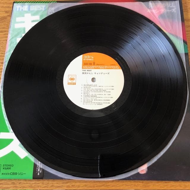 キャンディーズ ベスト 微笑がえし 2LP 帯付 良品 d768y81